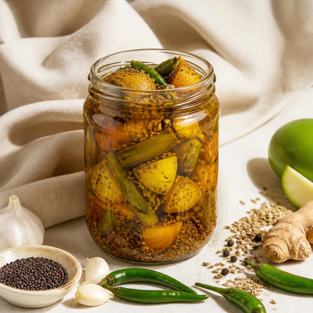 Traditional Pickles — Traditional Pakistani pickle in mustard oil.